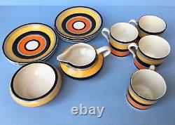 Gray's Pottery Art Deco Band Demitasse Coffee Items Possible Susie Cooper Design