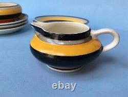 Gray's Pottery Art Deco Band Demitasse Coffee Items Possible Susie Cooper Design