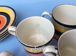 Gray's Pottery Art Deco Band Demitasse Coffee Items Possible Susie Cooper Design