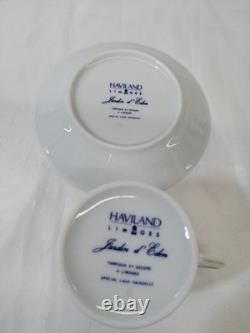 HAVILAND Pair of demitasse cups & saucers without box