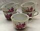 Herend Demitasse Cups (set Of Five, No Saucers) (hungary) Raspberry Flowers
