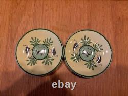 HERMES Africa demitasse cup and saucer Set of 2 Green