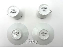 HERMES Chaine d'Ancre Demitasse Cup & Saucer PLATINUM 2set