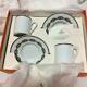 Hermes Chaine D'ancre Pair Of Demitasse Cup & Saucer In Box New