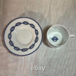 HERMES Paris/ pair of demitasse cups and saucers /used