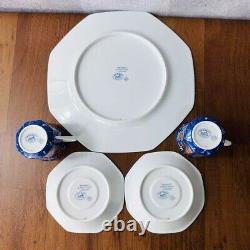 HERMES Pierre Dorian 2 demitasse cups & saucers & plates good item