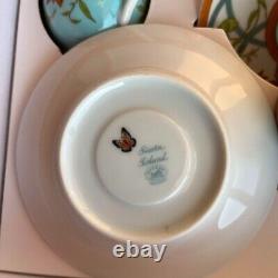 HERMES Siesta Island Demitasse Coffee Cups & Saucers, set of 2, Used