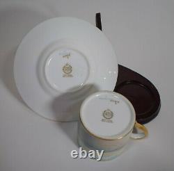 Hand Painted Minton Demitasse Cup & Saucer