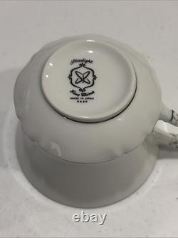 Harmony House Fine China STARLIGHT 3656 DEMITASSE Cups & Saucers Set Of 11 1960s
