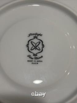 Harmony House Fine China STARLIGHT 3656 DEMITASSE Cups & Saucers Set Of 11 1960s