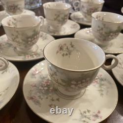 Haviland Apple Blossom Demitasse Cup & Saucer 1239083. Set Of 12