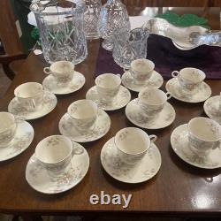 Haviland Apple Blossom Demitasse Cup & Saucer 1239083. Set Of 12
