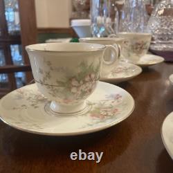 Haviland Apple Blossom Demitasse Cup & Saucer 1239083. Set Of 12