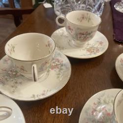 Haviland Apple Blossom Demitasse Cup & Saucer 1239083. Set Of 12