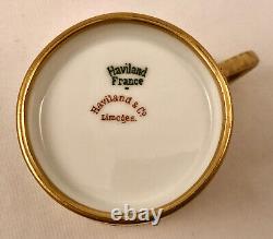 Haviland Limgoes & Co. Demitasse Cup & Saucer, Exceptional Quality