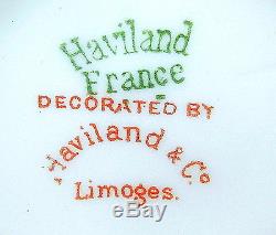 Haviland Limoges Clover Demitasse Set with Cups, Saucers, Creamer, Bowls, Display