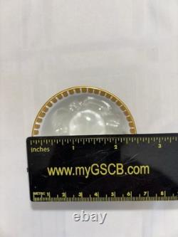 Haviland Limoges Demitasse Cup & Saucer Gold Rococo Raspberry 1894-1931