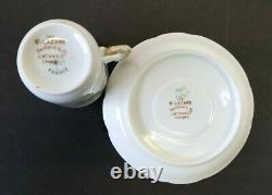 Haviland Limoges St. Lazare (9) Chocolate Cups (12) Saucers 1888-1896 demitasse