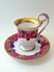 Heinrich Baensch Hand Painted Demitasse Cup And Saucer, 1900-1930 Germany