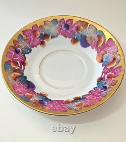 Heinrich Baensch Hand Painted Demitasse Cup And Saucer, 1900-1930 Germany