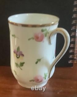 Heinrich H & C Selb Bavaria porcelain demitasse cups and saucers set of six