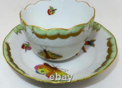 Herend, Hungary QUEEN VICTORIA, 711/VBO Espresso Demitasse Cup & Saucer Set (A)