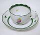 Herend Hungary Vienna Rose Espresso Demitasse Cup And Saucer Set