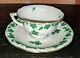Herend Hvngary Demitasse Cup And Saucer Ivy Dated 1947 Rare