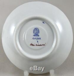 Herend Porcelain Cornucopia Tupini Tca Demitasse Cup & Saucer 1727 1st Mint