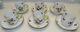 Herend Rothschild 6 Demitasse Cups & Saucers Birds & Insects