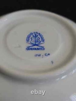 Herend Rothschild Bird Cups & Saucers #1711 Demitasse Hungary Lot of 4 Herend Rothschild Bird Cups & Saucers #1711 Demitasse Hungary Lot of 4