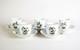 Herend Rothschild Bird Demitasse Cups & Saucers #708 Set Of 5 Vintage Hungary