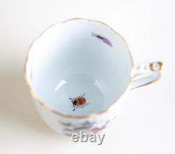 Herend Rothschild Bird Demitasse Cups & Saucers #708 Set of 6 Vintage Hungary