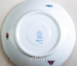 Herend Rothschild Bird Demitasse Cups & Saucers #708 Set of 6 Vintage Hungary