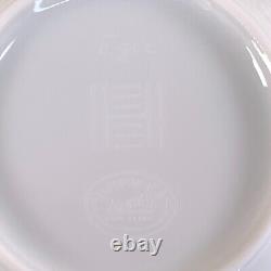 Hermes Aegean Egee Demitasse Cup and Saucer 2 set white Porcelain Tableware