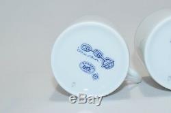 Hermes Chaine D'ancre Demitasse Cup and Saucer 2 set Blue Espresso YA120