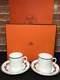 Hermes Chaine D'ancre Demitasse Cup And Saucer 2 Set Platinum Coffee 150