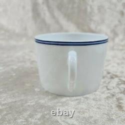 Hermes Demitasse Cup & Saucer CHAINE D'ANCRE Blue Authentic with Case (NEW)