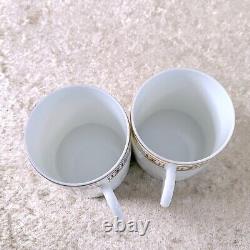 Hermes Demitasse Cup & Saucer Egee Soleil 2 Sets Espresso Porcelain Tableware