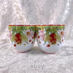 Hermes Demitasse Cup & Saucer Porcelain Tableware Pythagore Pythagoras 2 Sets