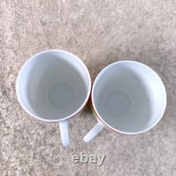 Hermes Demitasse Cup & Saucer Porcelain Tableware Pythagore Pythagoras 2 Sets