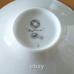 Hermes Demitasse Cup & Saucer Rythme Porcelain Coffee Cup White
