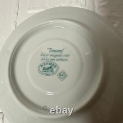 Hermes Pair of Toucan Cups & Saucers Demitasse discontinued Brand New Unused