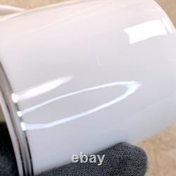 Hermes Paris Demitasse Cup Saucer Chaine d'Ancre Platinum 4 Sets Tableware