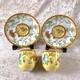 Hermes Paris Demitasse Cup & Saucer La Siesta Porcelain Tableware 2 Sets