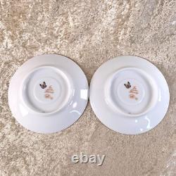 Hermes Paris Demitasse Cup & Saucer La Siesta Porcelain Tableware 2 Sets