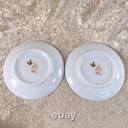 Hermes Paris Demitasse Cup & Saucer La Siesta Porcelain Tableware 2 Sets