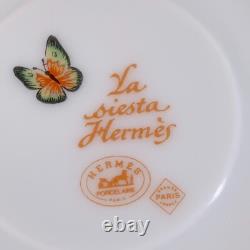 Hermes Paris Demitasse Cup & Saucer La Siesta Porcelain Tableware 2 Sets