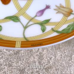 Hermes Paris Demitasse Cup & Saucer La Siesta Porcelain Tableware 2 Sets