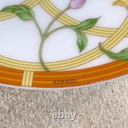 Hermes Paris Demitasse Cup & Saucer La Siesta Porcelain Tableware 2 Sets withBox